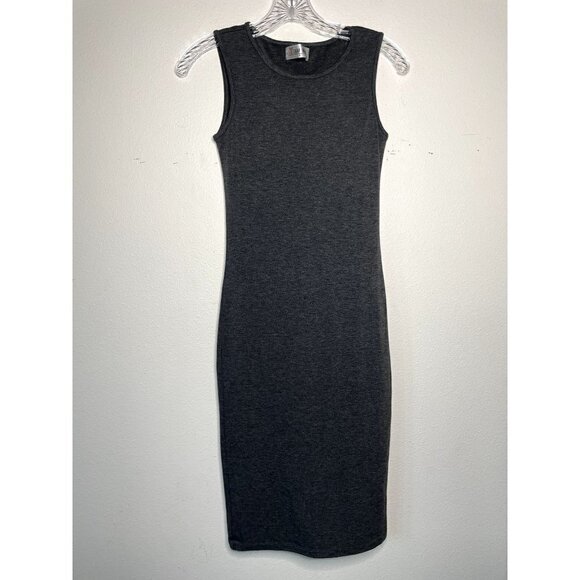 Tam Ware Women's Sleeveless Maxi Dress Charcoal SIze Small - Picture 1 of 5